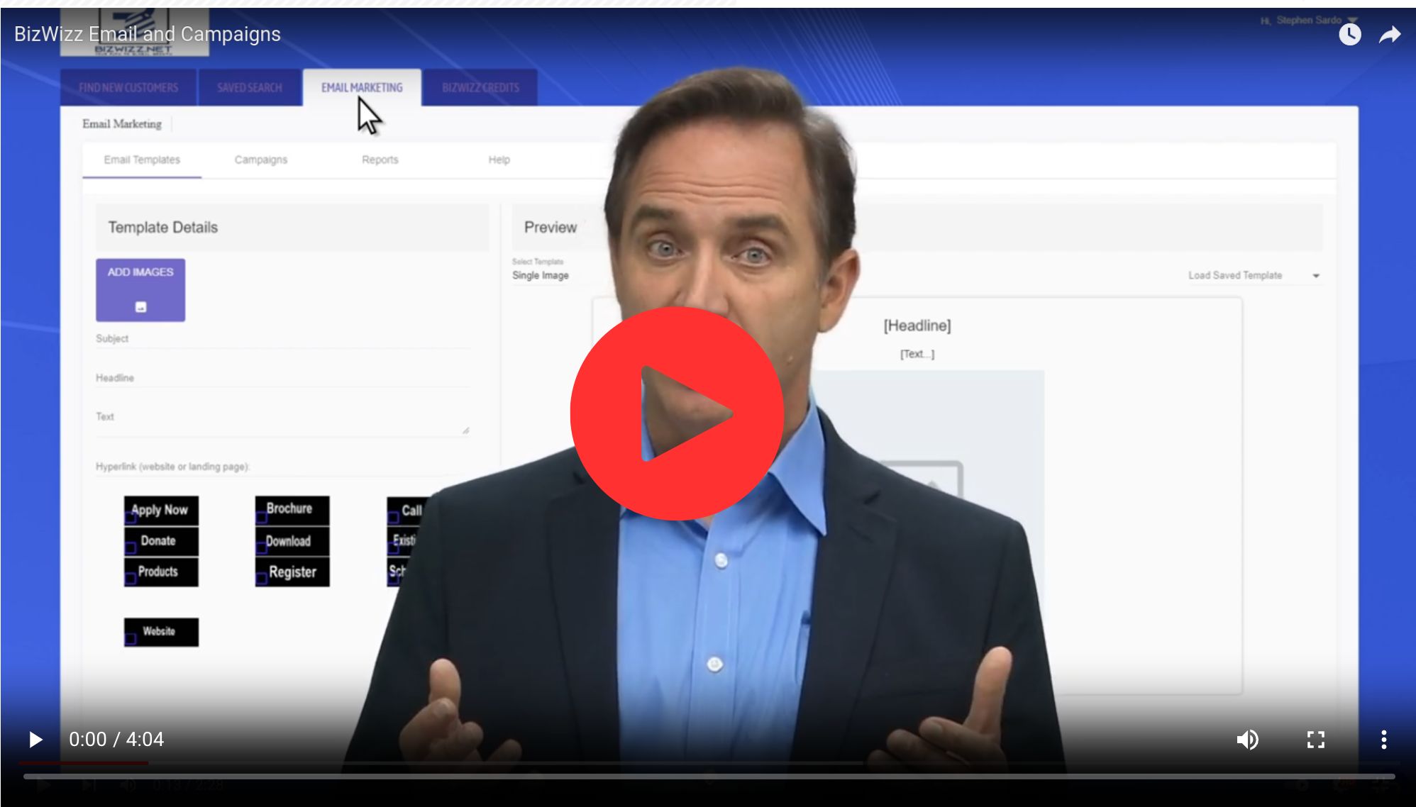 Steve Sardo Business to Business Email marketing system bizwizz