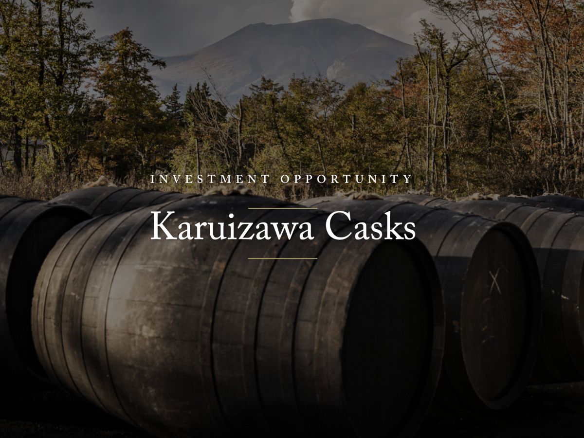 Rare Japanese Whisky Karuizawa cask investing