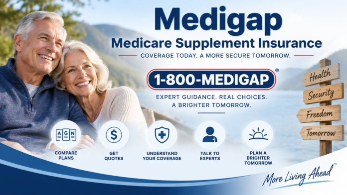 1-800-MEDIGAP Madicare Supplemental Insurance for those turning 65