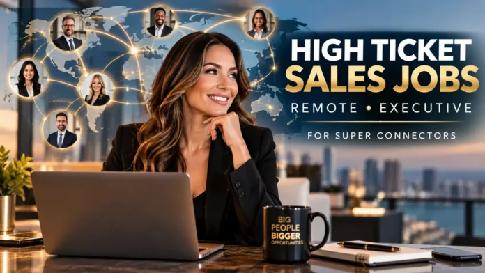high ticket sales jobs remote